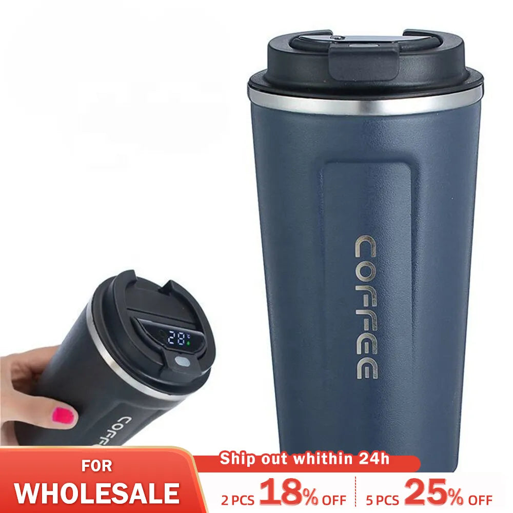 Travel Mug Intelligente con Display della Temperatura