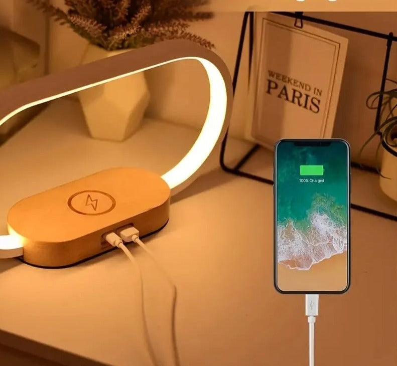 Dock di Ricarica Wireless e Lampada LED